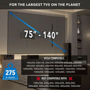 Mount-IT The Beast XXL Full Motion Wall Mount, VESA 1200x900