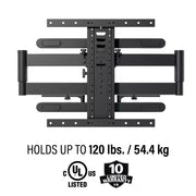 Sanus Premium Outdoor Full Motion TV Mount, 40-85