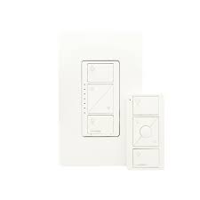 Lutron 600W RF Dimmer & Remote Combo Kit, White