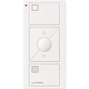 Lutron Pico RF Remote, 3-Button Raise/Lower, Gloss White, S Icon