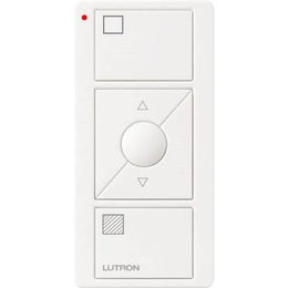 Lutron Pico RF Remote, 3-Button Raise/Lower, Gloss White, S Icon
