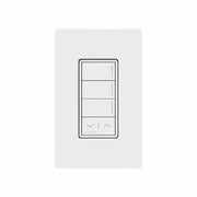 Lutron RA3 Sunnata Keypad, 3-Button + Raise/Lower, White