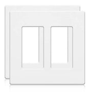 Dynotech 2-Gang Screwless Wallplate