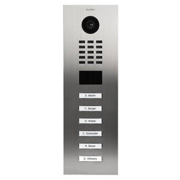 DoorBird D2106V Flush-Mount IP Video Door Station, 6 Call Buttons