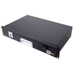 DynoTech 2U DJ Locking Drawer Case for Rack