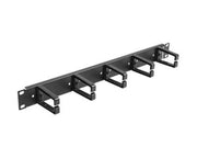 DynoTech Cable Manager Panel with Brush, 5 Rings