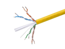 CAT6 Cable, 24AWG Solid Bare Copper - 1000ft Pull Box