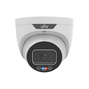 UNV 8MP Light & Audible Warning Fixed Eyeball Camera, Two-Way Audio