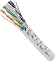 CAT6A (Augmented) 10Gb Shielded F/UTP Cable - 1000ft Wooden Spool