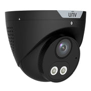 UNV 4MP Light & Audible Warning Fixed Eyeball Camera, Two-Way Audio