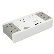 On-Q 6-Outlet Enclosure Surge Protector, USB-A/USB-C