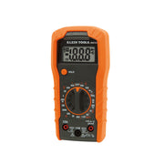 Klein Tools Manual Average Handheld Digital (DMM) Multimeter 3.5 Digit LCD Display Voltage, Current, Resistance Battery Test, Continuity, Diode Test Function Features Hold