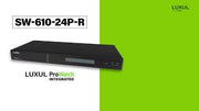 Luxul AMS-1208P 12-Port Gigabit Managed Switch with 8 PoE+