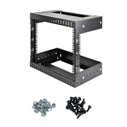 DynoTech 8U Foldable Wall Cabinet, Adjustable Depth